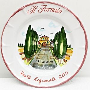 Cerasella Il Fornaio Festa Regionale 2011 Dinner Plate 10"